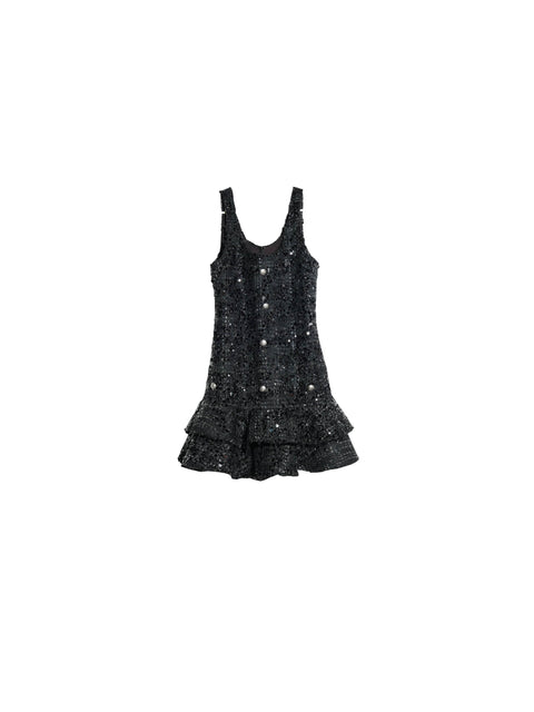 Sequin Tiered Mini Dress - My Store