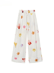 Flower Print Pants