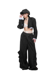 1Jinn Studio Oversized Utility Suit Pants - My Store