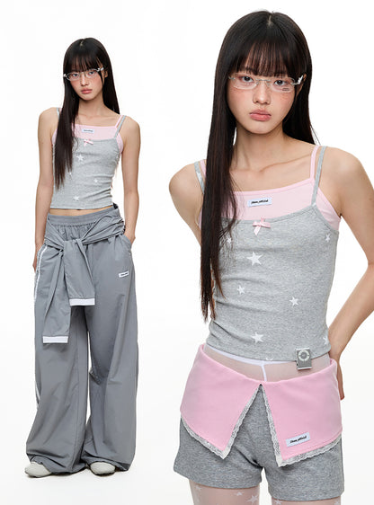 Sweet Star Double Strap Top