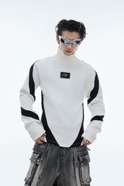 Colorblock Turtleneck Slim Fit Base Layer - My Store