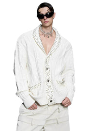 Opulent Pearl Knit Cardigan - My Store