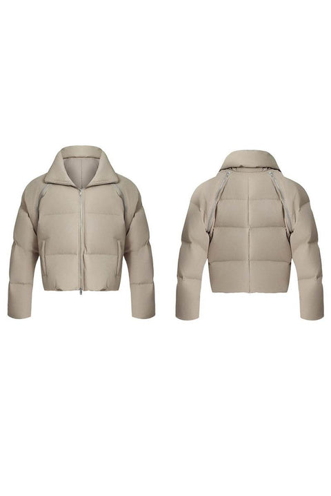 Cropped Heavyweight Puffer Jacket - My Store