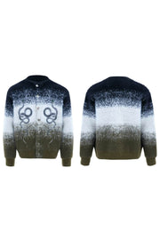 Year of the Snake Gradient Knit Sweater - My Store