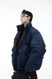 Reversible Thick Down Puffer Jacket - My Store