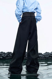 High-Waist Flared Trousers - My Store