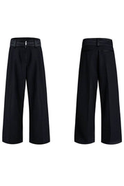 High-Waist Flared Trousers - My Store