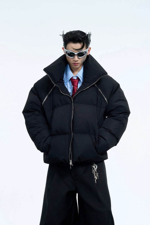 Cropped Heavyweight Puffer Jacket - My Store