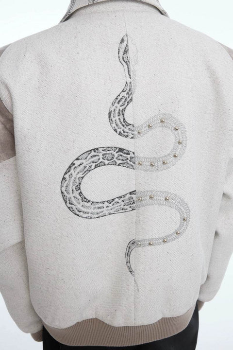 Snake Print Vintage Jacket - My Store