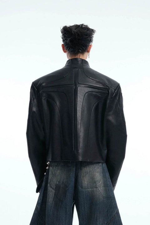 3D Embossed Biker Jacket - My Store