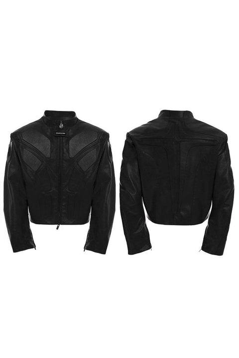 3D Embossed Biker Jacket - My Store