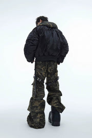 Belted Camo Vintage Cargo Pants - My Store