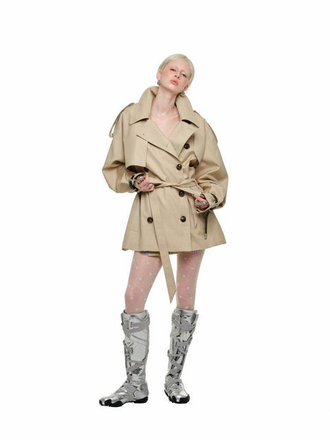 Mid Length Trench Coat - My Store