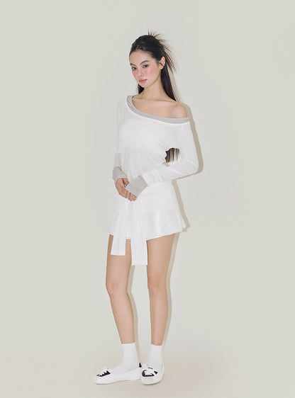 Lyocell Tencent Off-Shoulder Base Top