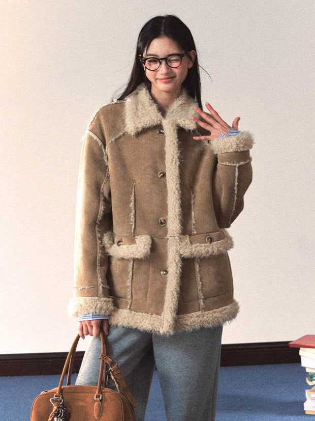 Shearling Coat - My Store