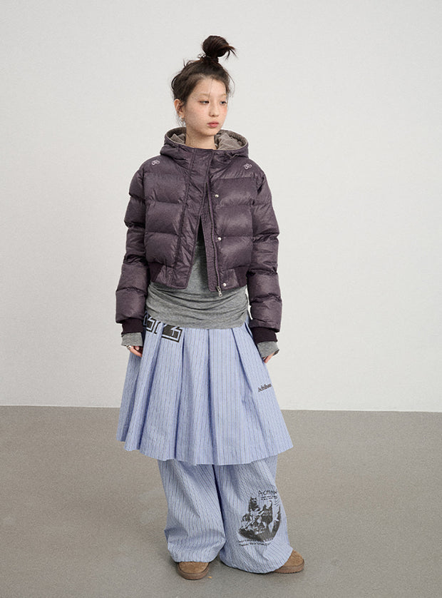 OM Short Cotton Padded Jacket (2color)