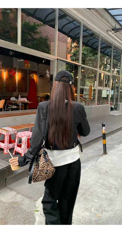 Black Cropped Jacket