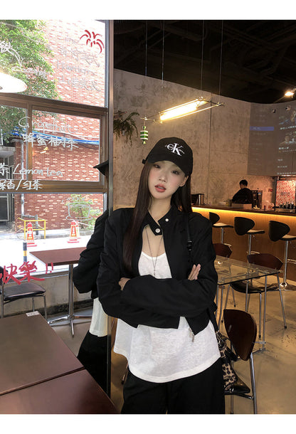 Black Cropped Jacket