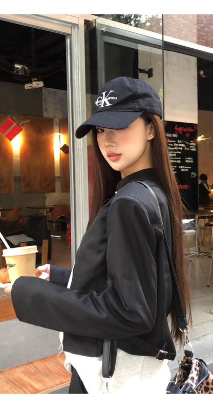 Black Cropped Jacket