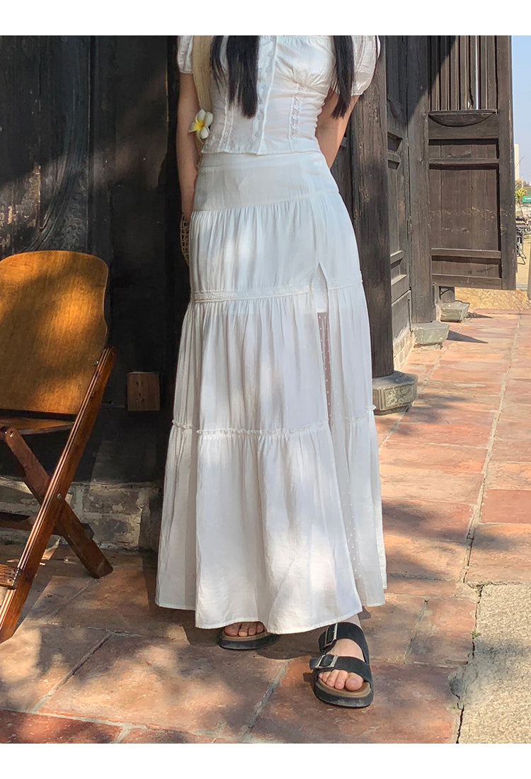 White Off Shoulder Blouse Top