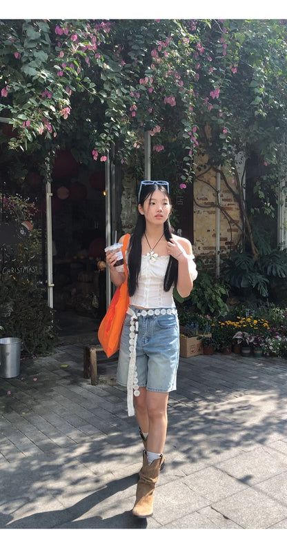 White Off Shoulder Blouse Top