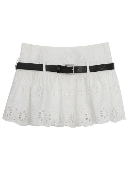 White Cotton Skirt