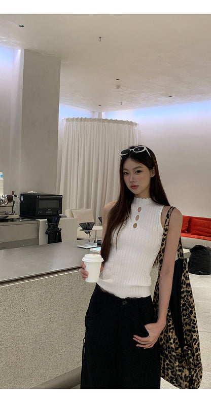 White Knit Vest