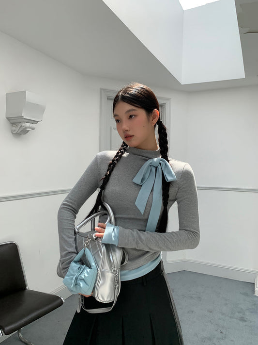 Blue Ribbon Long Sleeve Top
