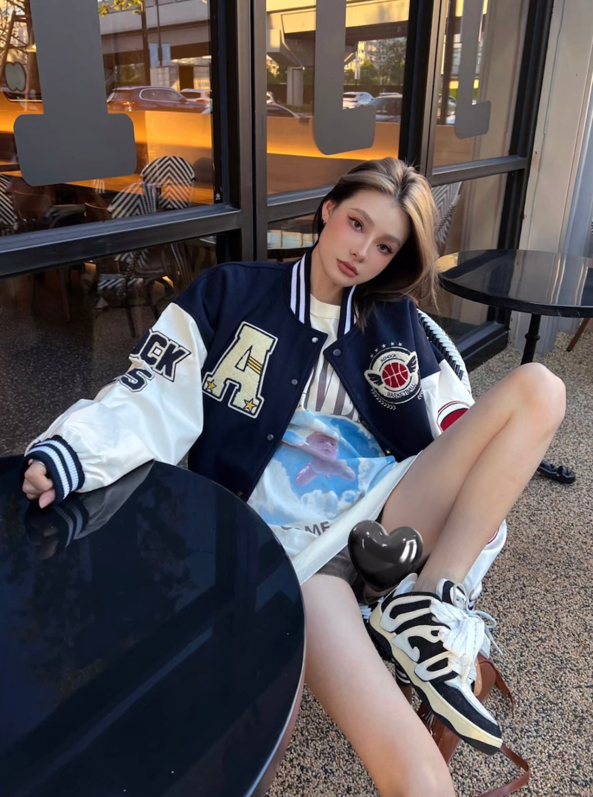 Embroidered Baseball Jacket