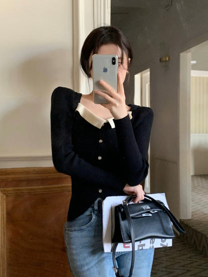 French Vintage Knitted Sweater