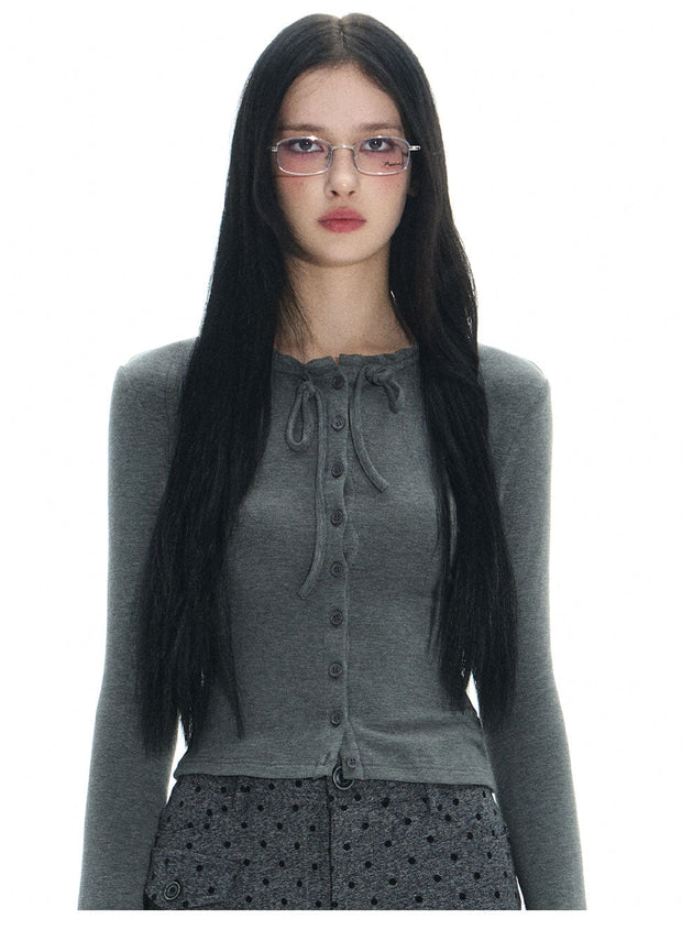 Silver Narrow Frame Glasses