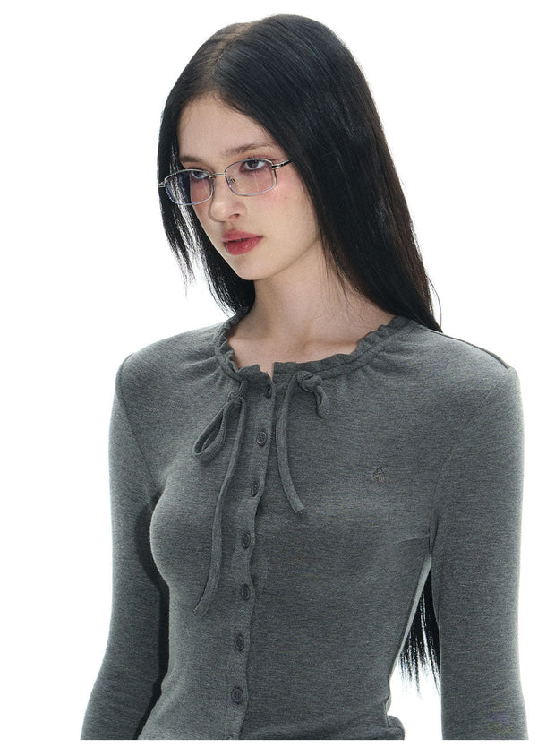 Silver Narrow Frame Glasses