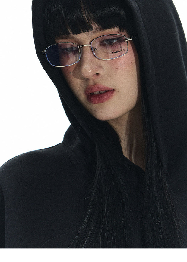 Silver Narrow Frame Glasses