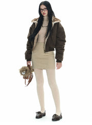 Double Sided Reversible Mink Fur Jacket