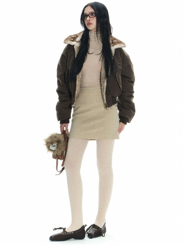 Double Sided Reversible Mink Fur Jacket