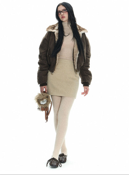Double Sided Reversible Mink Fur Jacket