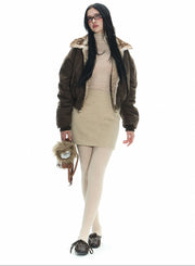 Double Sided Reversible Mink Fur Jacket