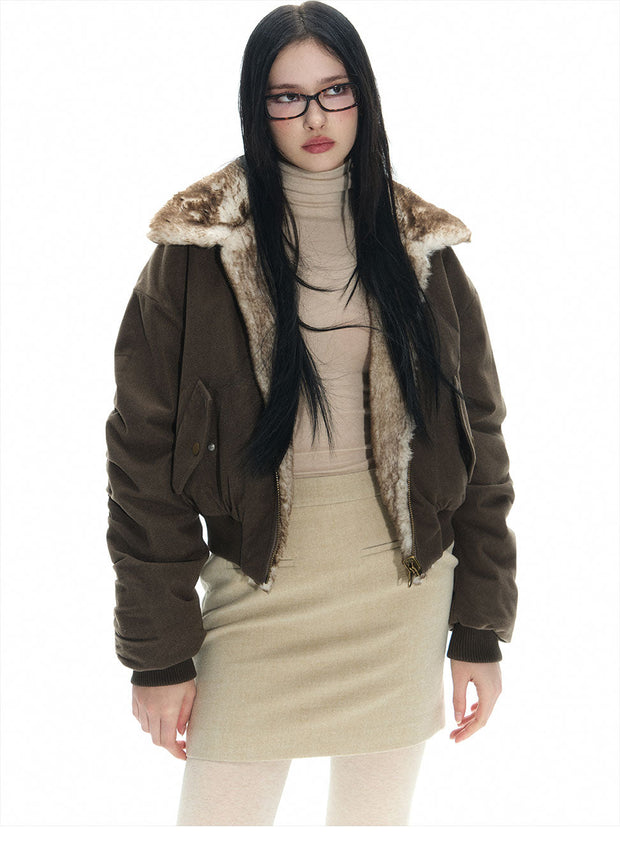 Double Sided Reversible Mink Fur Jacket