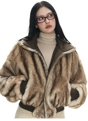 Double Sided Reversible Mink Fur Jacket