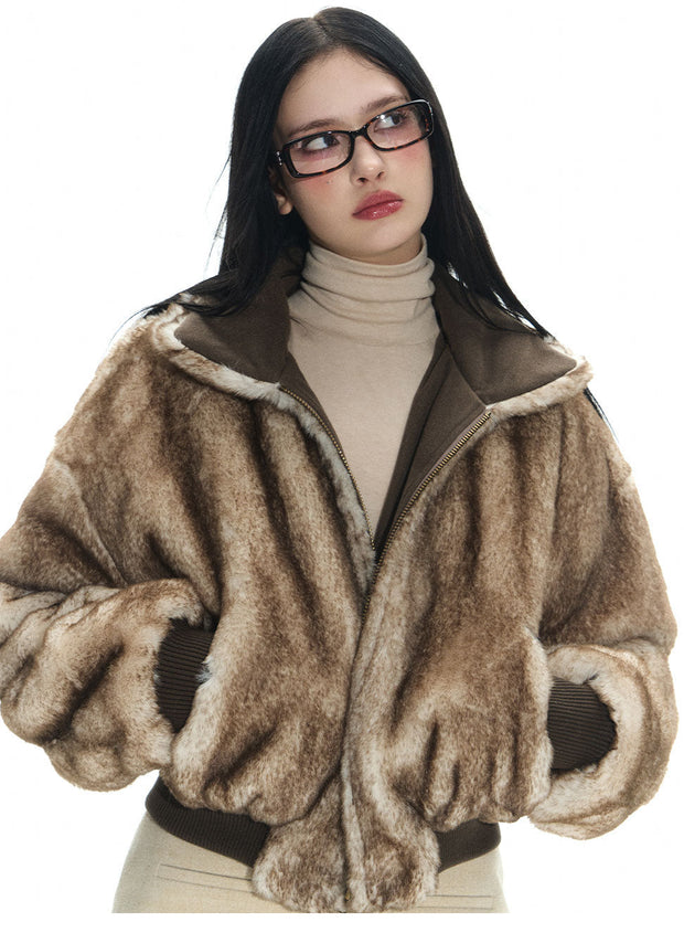 Double Sided Reversible Mink Fur Jacket