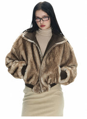 Double Sided Reversible Mink Fur Jacket