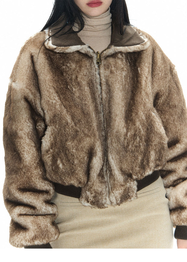 Double Sided Reversible Mink Fur Jacket