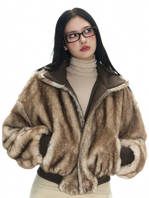 Double Sided Reversible Mink Fur Jacket