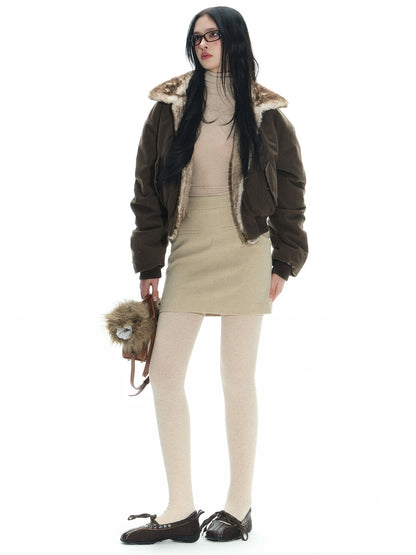 Double Sided Reversible Mink Fur Jacket