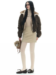 Double Sided Reversible Mink Fur Jacket