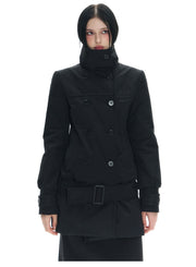 Long Double Breast Collar Jacket