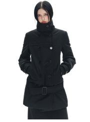 Long Double Breast Collar Jacket