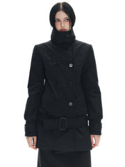 Long Double Breast Collar Jacket