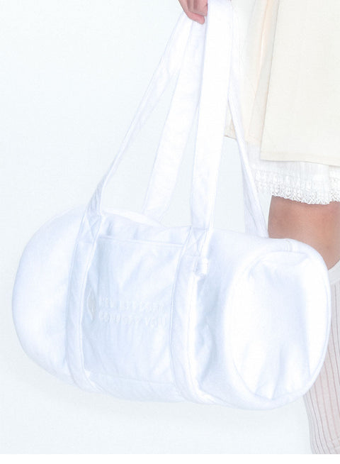 Heart Lock White Bag Handbag