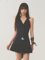 Blue Vest Top